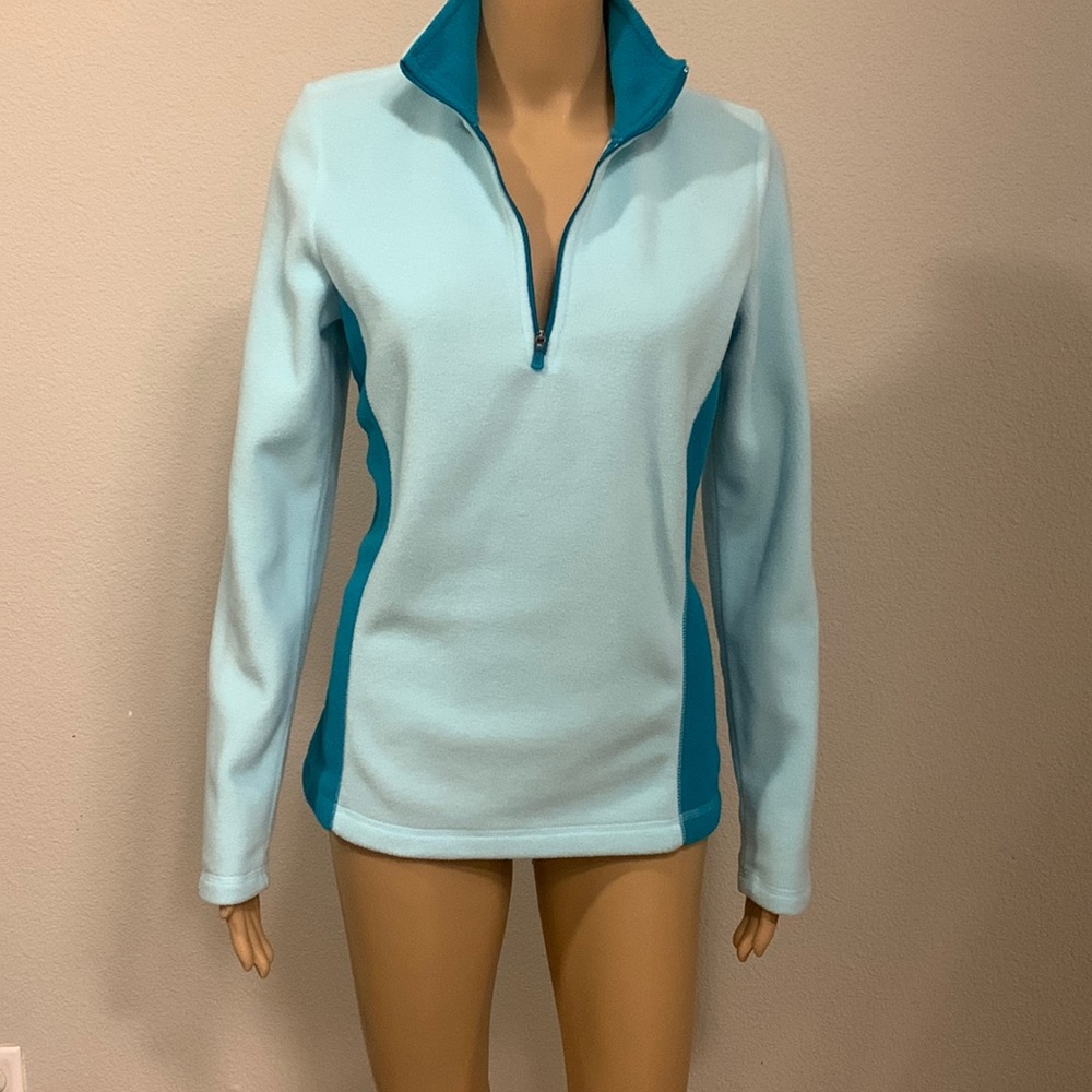 Tek Gear Fleece Jacket, size M, Light Blue/Turquoise new condition
